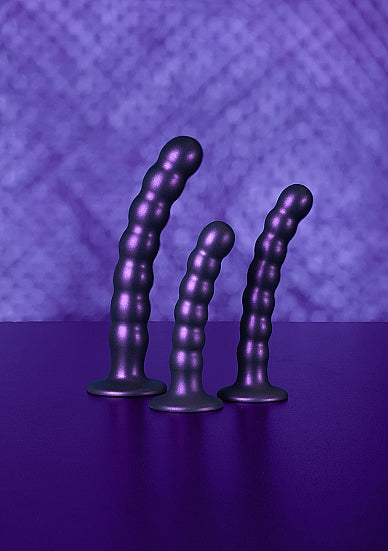 Ouch Beaded G-Spot 8" - Purple