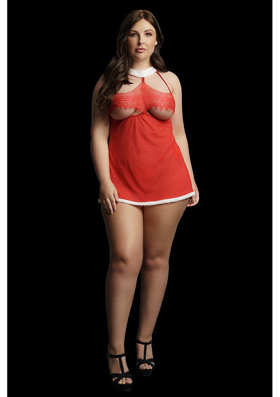 Merry Babydoll Red-Queen Size