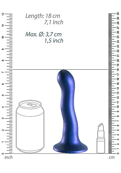 Ouch Ultra Soft Curvy 7" - Blue