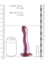 Ouch Ultra Soft Curvy 7" - Rose
