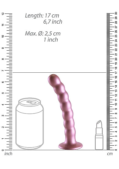 Ouch Beaded G-Spot 6.5" - Rose