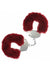 OUCH Heavy Duty Fluffy Cuffs-Burgundy