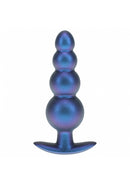 OUCH Beaded Anal Plug-Blue