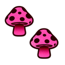 Pasties: Neon Pink Shroom