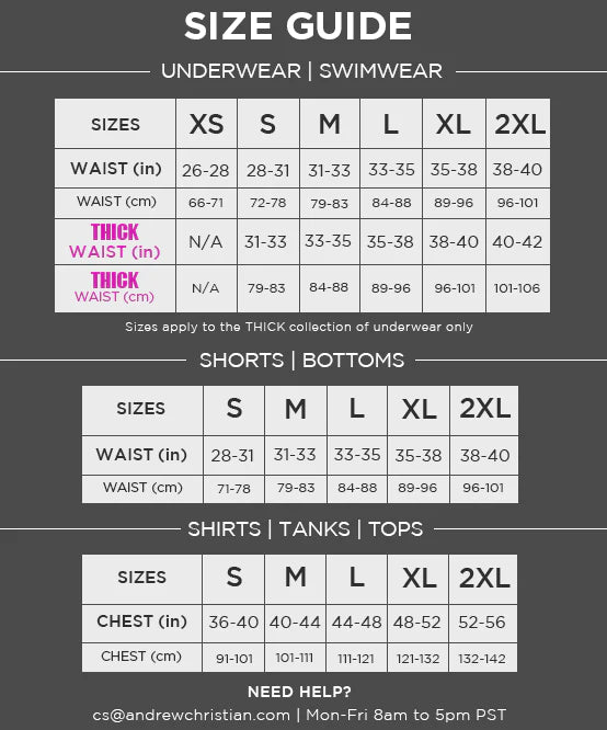 Andrew Christian: THICK Brief Jade Large