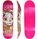 Pulsar Sk8 Deck Pink Cat Skull