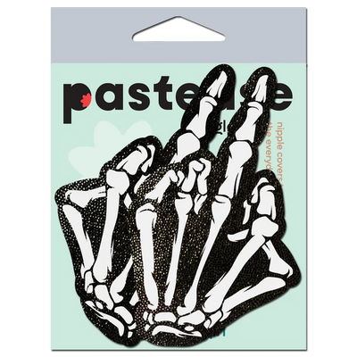 Pasties: Skelton Middle Finger Glow in the Dark