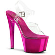 Shoe: 7" Ankle Strap - Chrome
