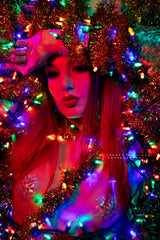 Pasties: Silver Glitter Snowflake