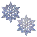 Pasties: Silver Glitter Snowflake