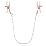 Sex & Mischief Peaches n Creame Pearl Nipple Clamps