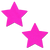 Pasties: Neon Pink Star