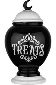 TREATS Ceramic Jar - Black