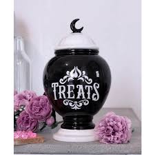TREATS Ceramic Jar - Black