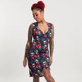 Sourpuss Tropical Skulls Dress XXL