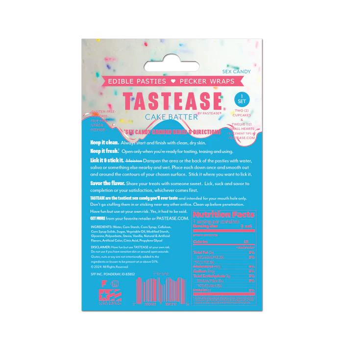 Pasties: Edible Cake Batter