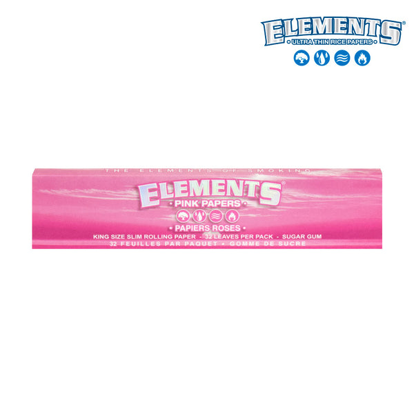 Paper: Elements King Size Slim-Pink