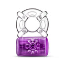 Play with Me Rechargeable Cockring-Purple