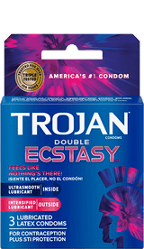 Trojan Double Ecstasy 3pk