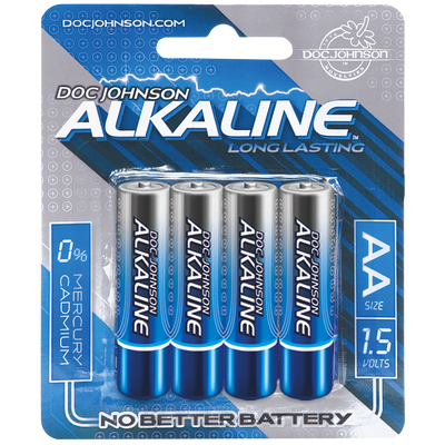 Batteries AA 4 pk Doc Johnson-Alkaline