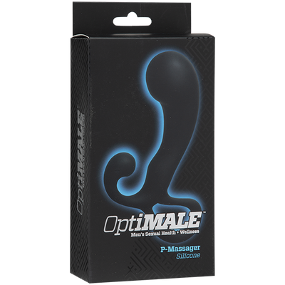 OptiMALE P Massager-Black Silicone