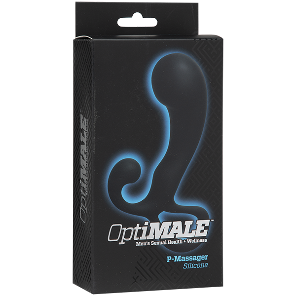 OptiMALE P Massager-Black Silicone