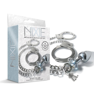 NIXIE Metal Plug/Cuff Set-Small Silver