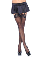 THI HI: SHEER LACE Queen Size Black