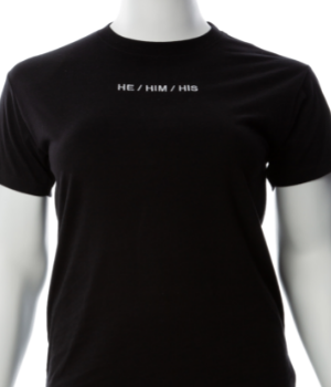 T Shirt: He Tee Medium Black