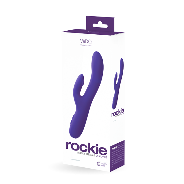 Rockie Rechargeable Dual Vibe-Indigo