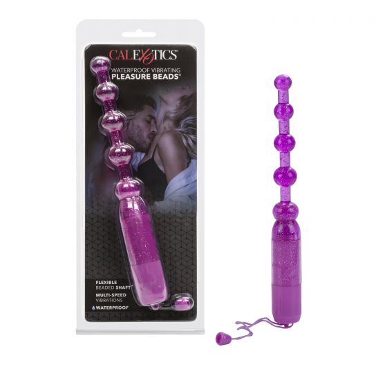 Vibrating Pleasure Beads-Purple
