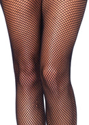 HOSE: Fishnet Crotchless One Size Black