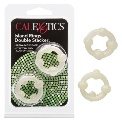 Island Rings Double Stack Glow in the Dark