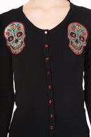 Sugar Skull Cardigan-Small