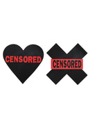 Pasties: Censored Hearts and X