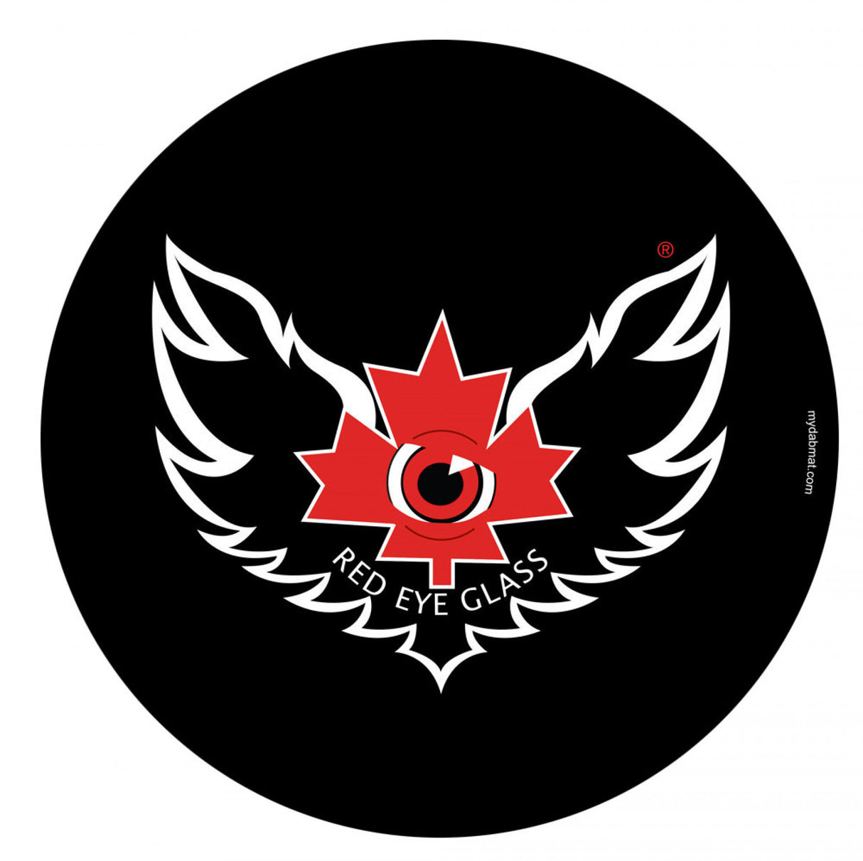 My Dab Mat-Red Eye Glass