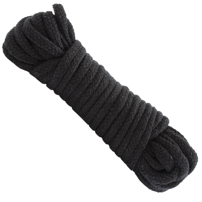 Black Cotton Bondage Rope