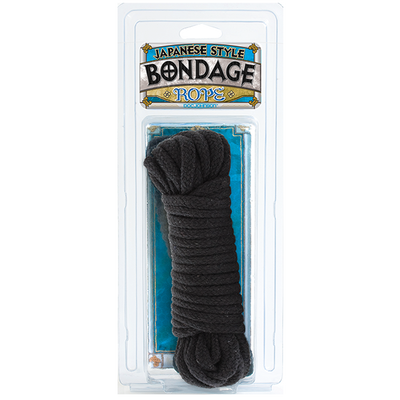 Black Cotton Bondage Rope