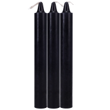 Japanese Drip Candles 3pk-Black