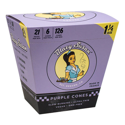 Paper: Blazy Susan Cones-Purple