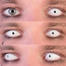 Contacts: White Mini Sclera