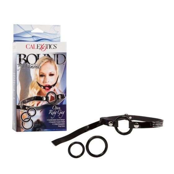Bound by Diamonds Open Ring Gag