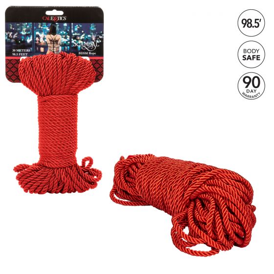 Scandal BDSM Rope-Red 30M (100ft)