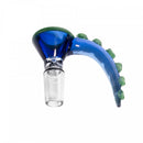 Bowl:Red Eye Glass 14mm Blue/Green Tenticle