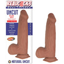 RealCocks Dual Uncut 9.25"-Brown