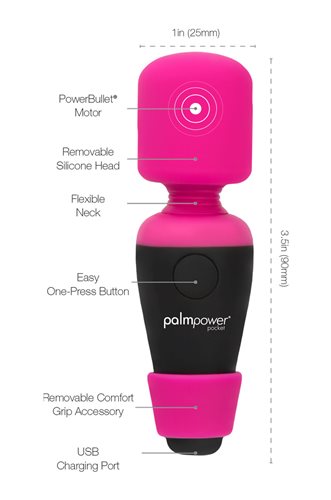 PALM POWER POCKET-FUCHSIA