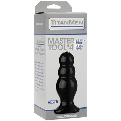 Titanmen Master Tool 4 Anal Plug-Black