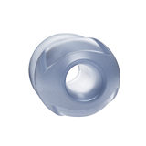 Open Hollow Tunnel Plug-Clear