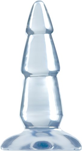Jelly Crystal 6" Butt Plug-Clear