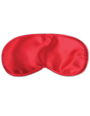 FETISH SATIN LOVE MASK-RED